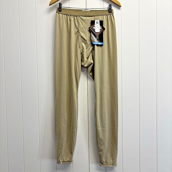 NWT Gen III Army ECWCS Polortec Men Athletic Base Layer Size M Beige Lightweight - Picture 1 of 6